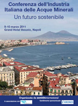 ZENITH INTERNATIONAL: CONFERENZA SUL FUTURO SOSTENIBILE DELL'INDUSTRIA ITALIANA DELLE ACQUE MINERALI - 9 E 10 MARZO 2011